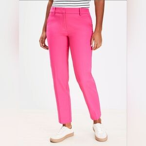 LOFT Hot pink Riviera Ankle Pant